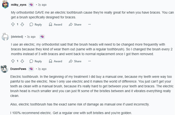 brace wearer experience