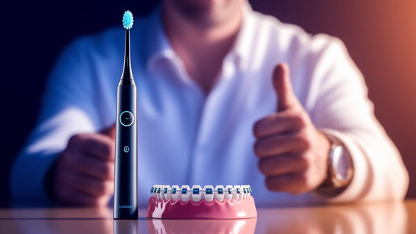 why electric toothbrush for brace users?