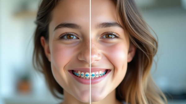 keep teeth clean when wear brace