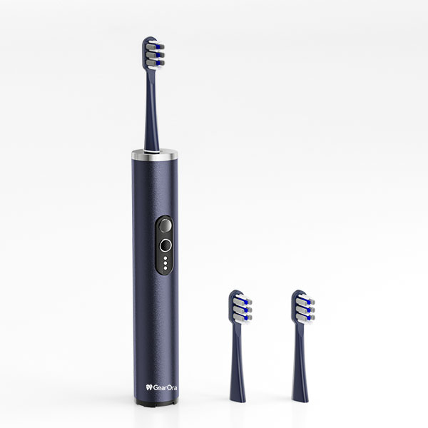 GearOra Portable Retractable Sterilizing Sonic Electric Toothbrush Blue