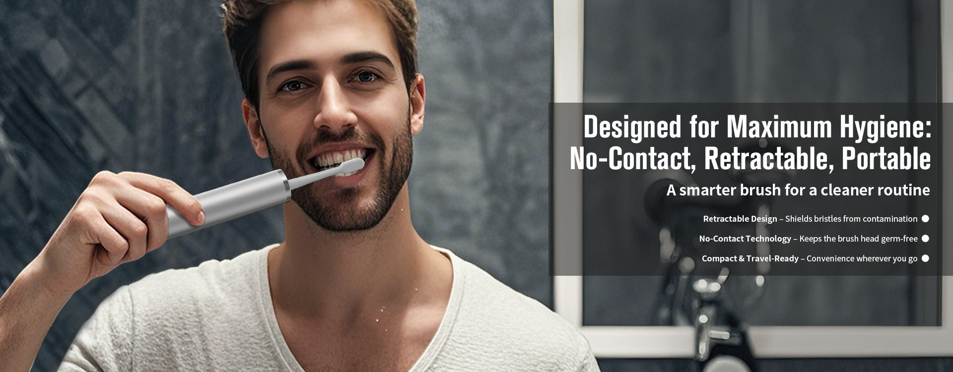 GearOra Retractable Electric Toothbrush