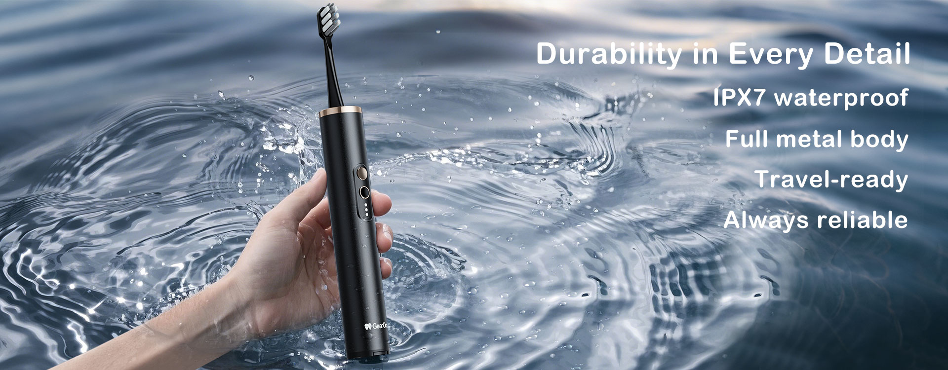 Built for your journey IPX7 Waterproof