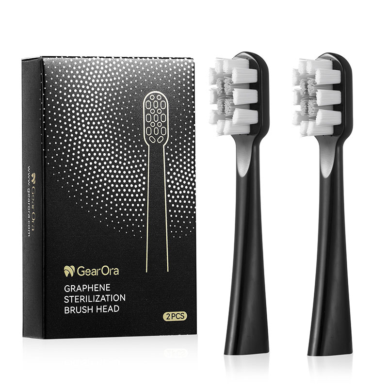 GearOra Graphene Sonic Replacement Heads Black